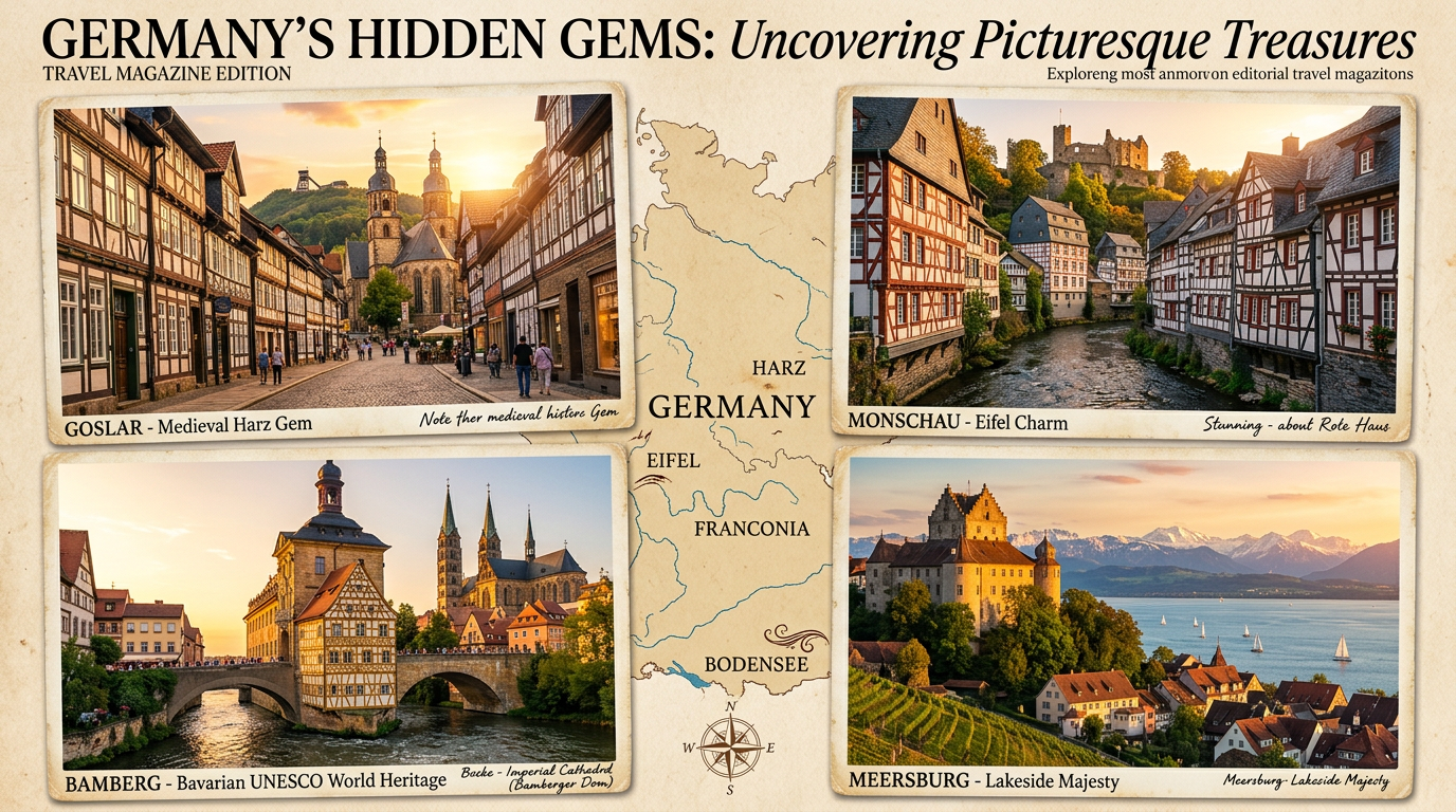 Versteckte Reiseziele in Deutschland